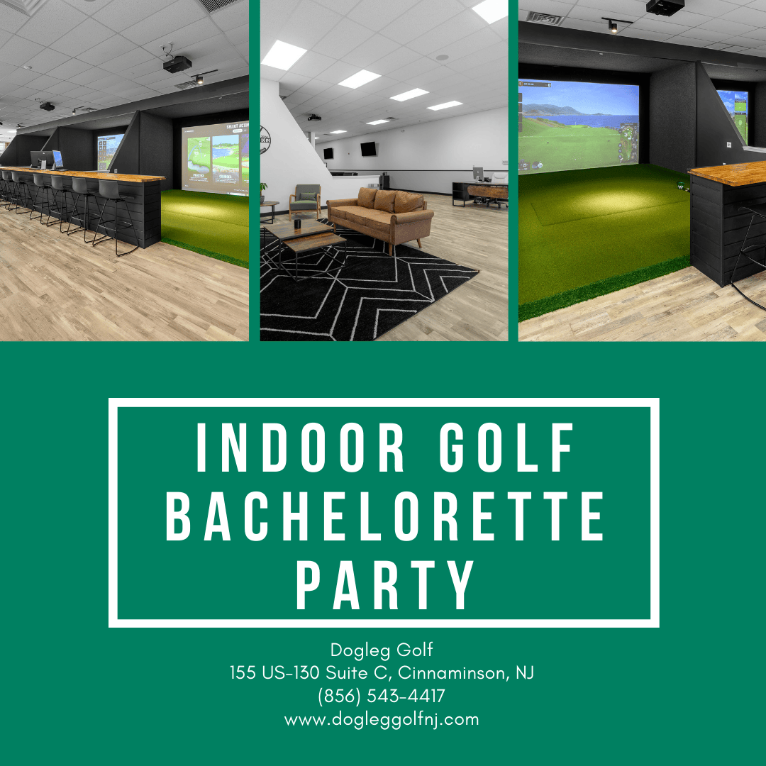 Indoor Golf Bachelorette Party at Dogleg Golf